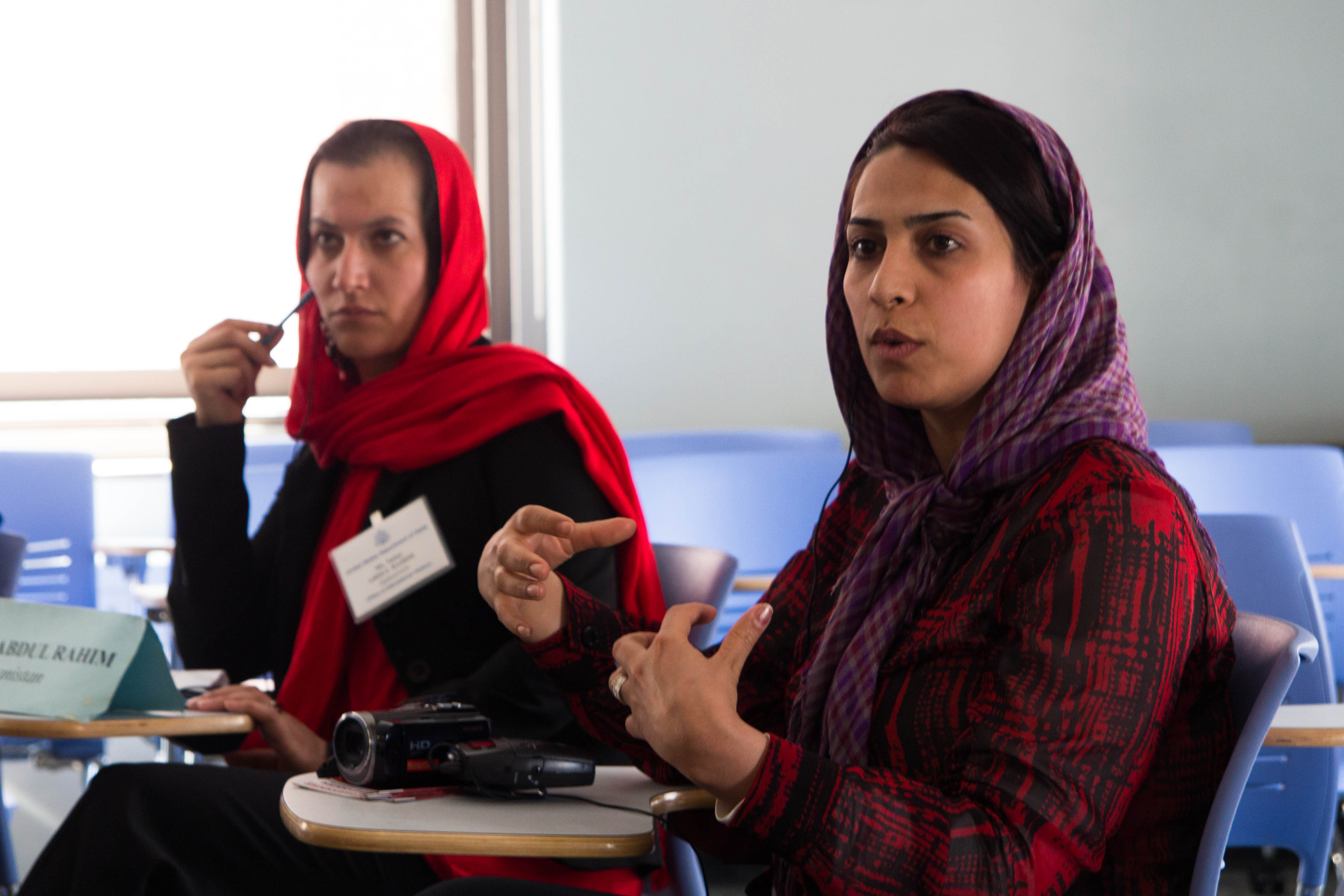 Dart Hosts Afghani Women Journalists - Dart Center